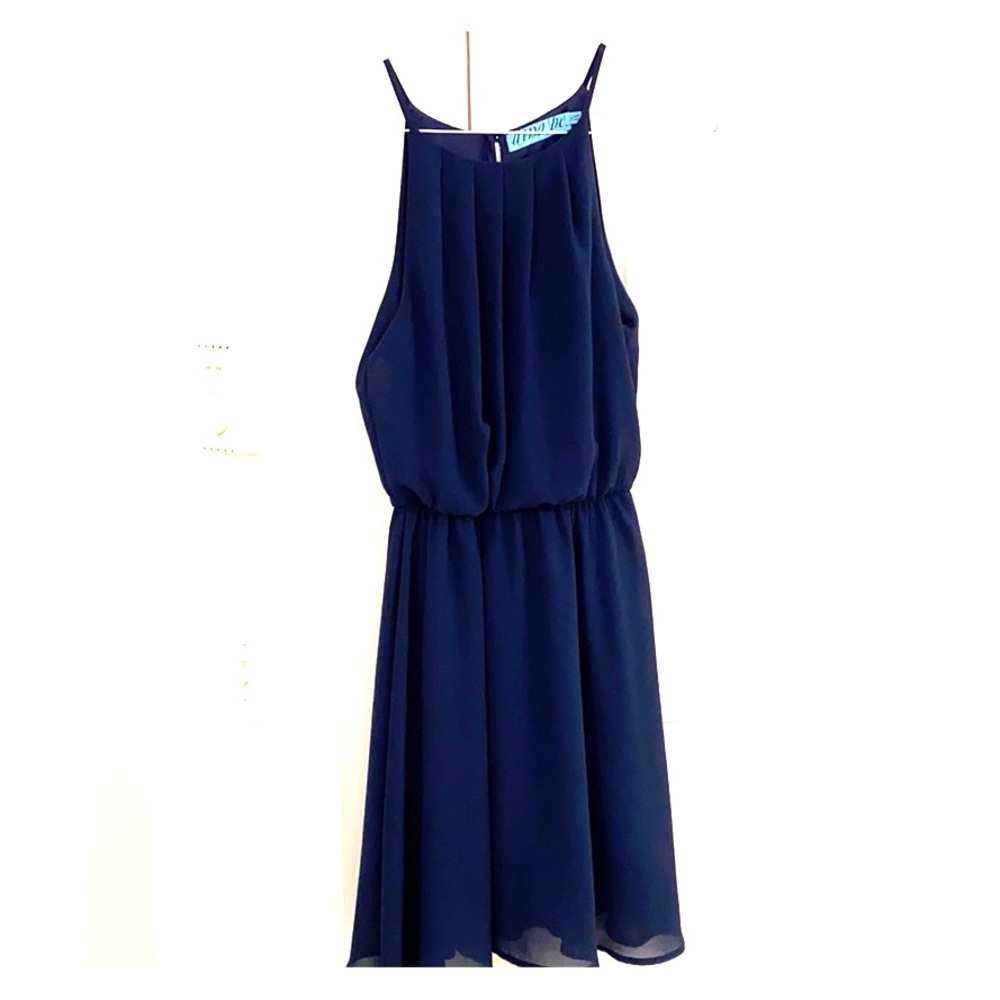 Small navy dress
